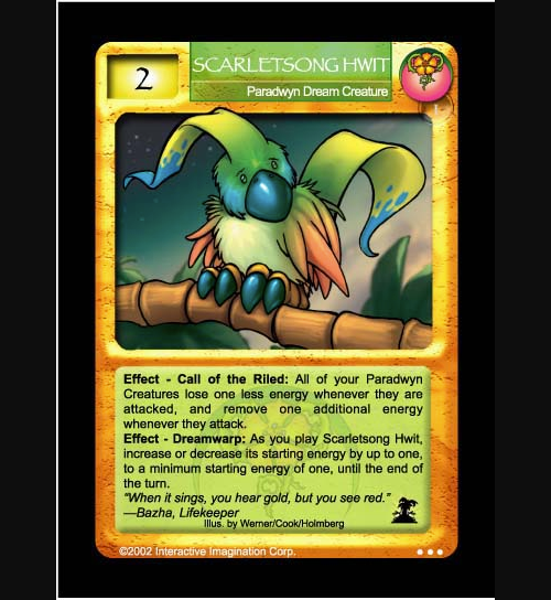 Scarletsong Hwit - Foil